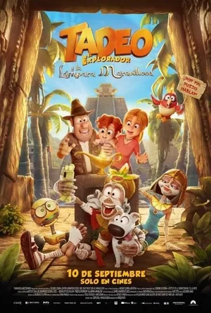 Afiche de Tadeo el explorador y la lampara maravillosa