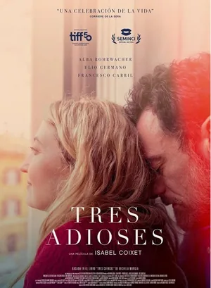 Afiche de Tres Adioses