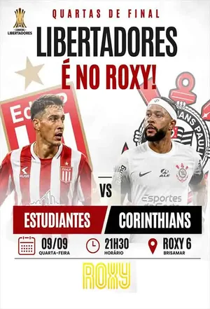 Afiche de Estudiantes (ARG) x Corinthians (BRA)