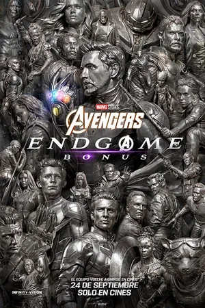 Afiche de Avengers Endgame Bonus Infinity Vision