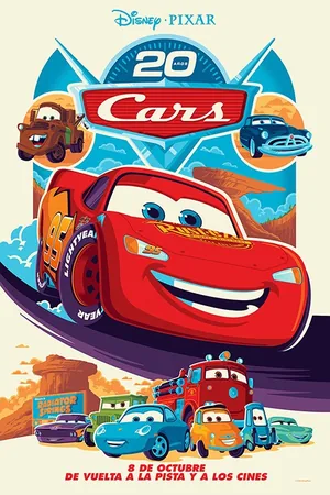 Afiche de Cars (20 años)