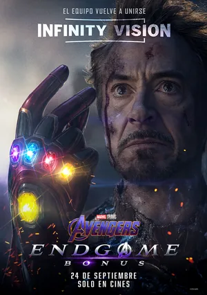Afiche de Avengers: Endgame Bonus Infinity Vision
