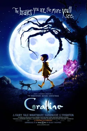 Afiche de Coraline y la Puerta Secreta (Re-estreno 2026)