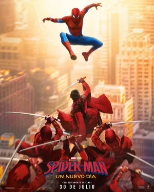 Afiche de Spiderman Nuevo Dia