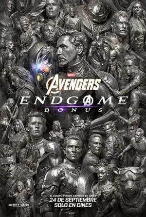 Afiche de Avengers: Endgame Bonus Infinity Vision