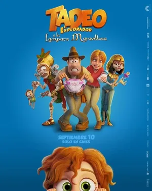 Afiche de Tadeo : El Explorador Y La Lampara Maravillosa