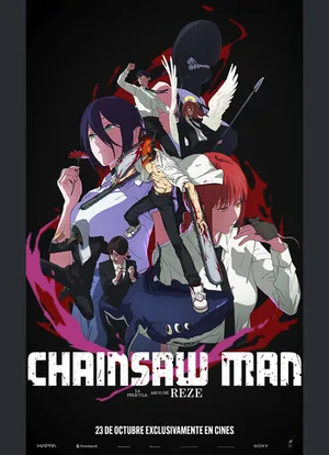 Afiche de Chainsaw Man – La Película: Arco de Reze