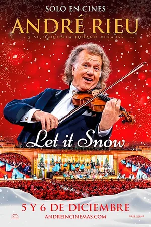 Afiche de André Rieu 2026: Let It Snow Concierto de Navidad